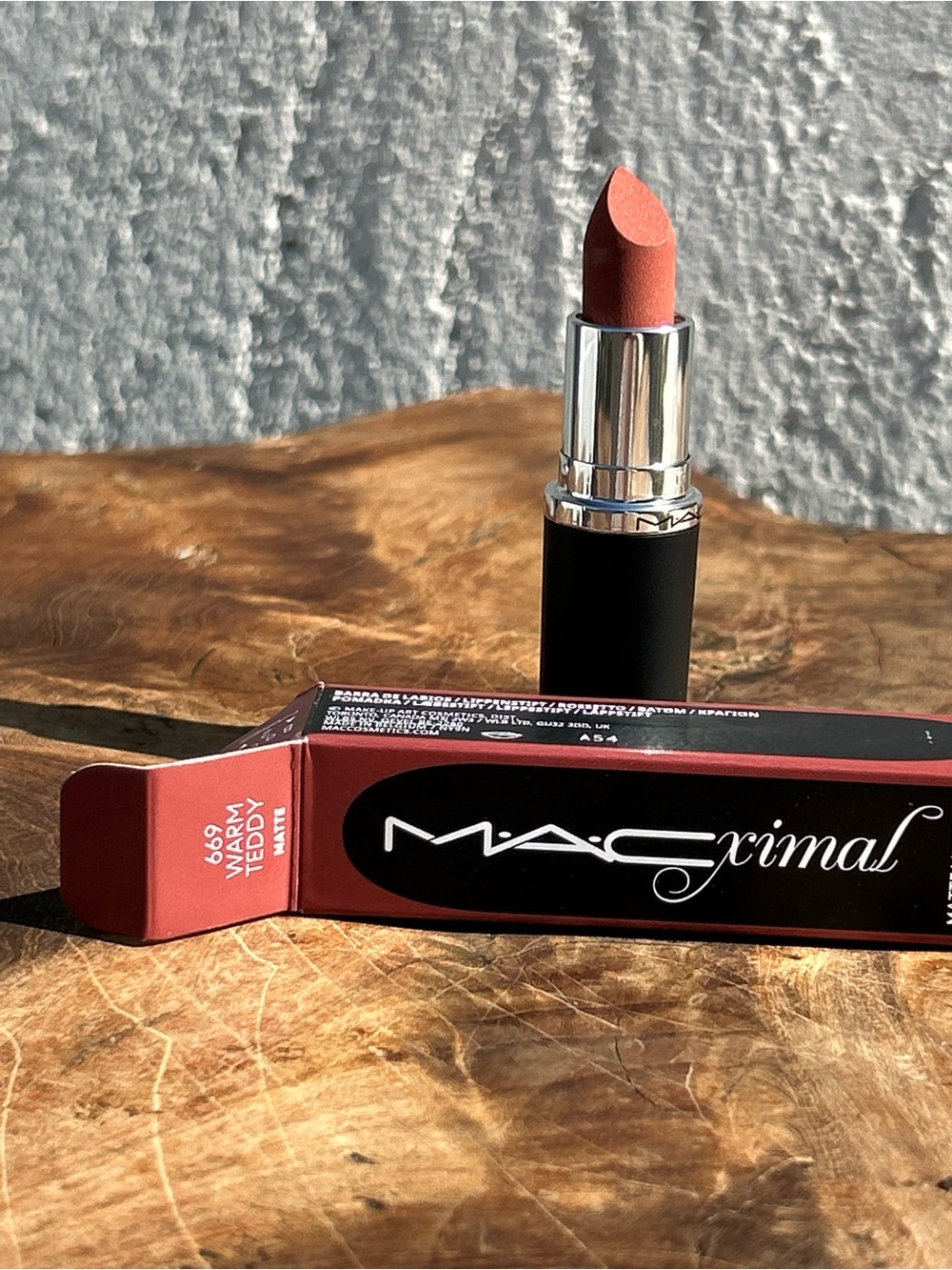 MAC Cosmetics Lipstick - Warm Teddy (Nude Brown-Pink)